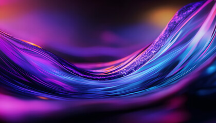 Neon Waves Background