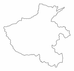 Wall Mural - Henan Province outline map