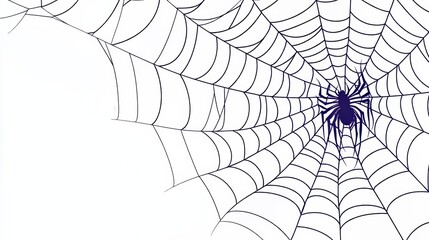 spider web halloween element design