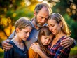 © Man888 - Heartfelt Family Moments: Navigating Grief Together in Times of Loss and Emotional Support