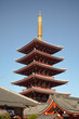 Early in the morning, silent Asakusa Sensoji Caminarimon, tokyo, japan