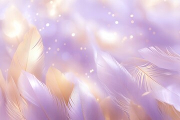 Poster - Lavender pattern bokeh effect background backgrounds abstract feather.