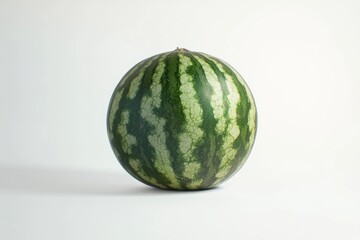 Sticker - Fresh watermelon sitting on a clean white background