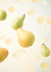 Wall Mural - Pear fruit plant food.