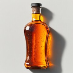 Sticker - Amber Glass Bottle with a Cork Top