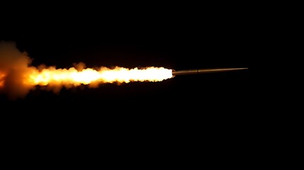 Sticker - Missile Launch at Night