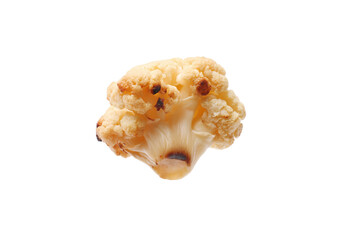 Sticker - Piece of tasty baked cauliflower on white background