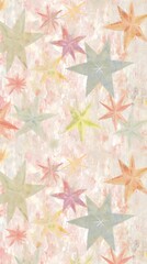 Canvas Print - Star pattern marble wallpaper backgrounds abstract plant.