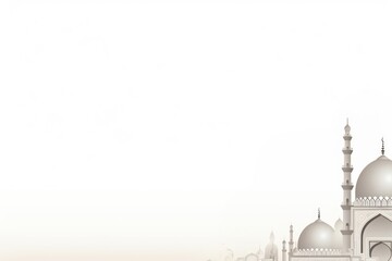 Wall Mural - Eid mubarak architecture backgrounds building.