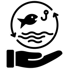 Poster - Sustainable Fishing Icon