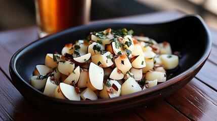 Delicious Potato Salad with Herbs and Spices