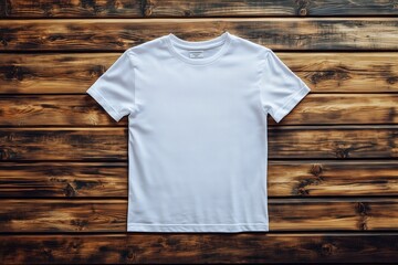 White blank t-shirt for your text or advertising.