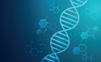dna background abstract vector design technology illustration concept health medical digital line bl