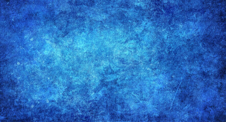 Wall Mural - blue grunge textured background