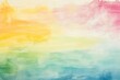 © PinkiePie - A pastel rainbow background with a smooth watercolor effect, blending soft hues