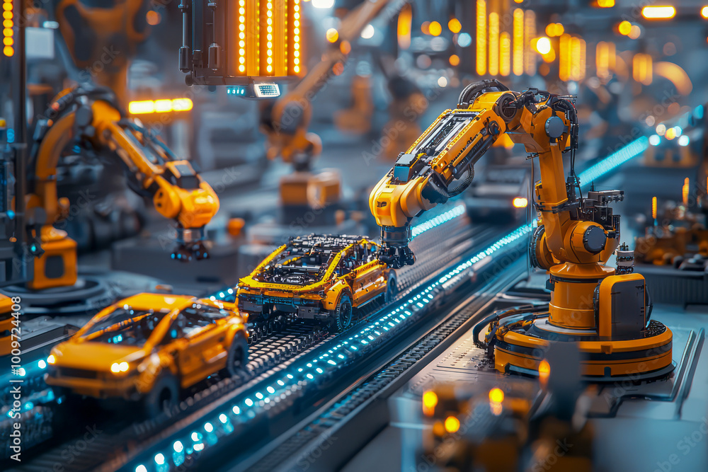 Fuel Automation Graphics Revolutionizing Green Energy Electric Vehicle Production with Advanced ...