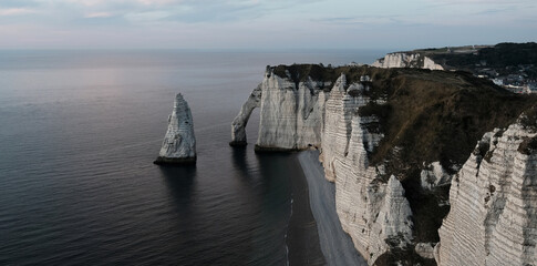 Etretat, les falaises France Normandie