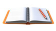 © Nicholas - Open Notebook with Pen isolated on Transparent Background PNG