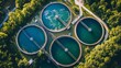 © Kùmo - Water waste water treatment plant top view