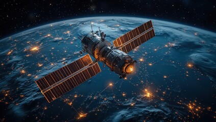 satellite orbiting earth