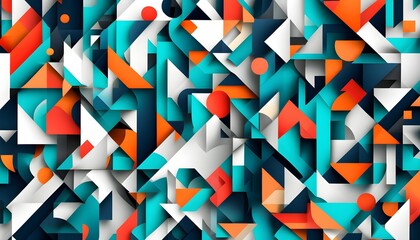 Sticker - Geometric Doodle Design for Modern Mobile Wallpaper