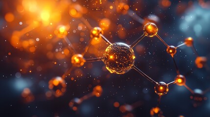 a beautifully artistic molecular structure depicted in a swirling abstract mix, this image exudes cr