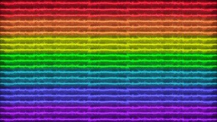 Wall Mural - rainbow electricity lasers background 4k loop features rainbow colored laser beams across the screen