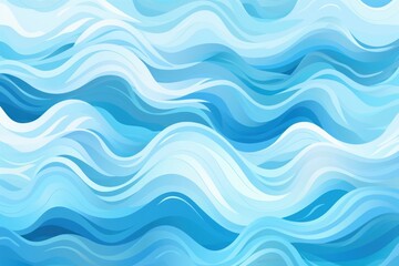 Wall Mural - Wave ocean pattern outdoors graphics.