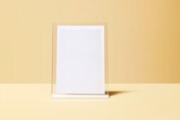 Canvas Print - Blank flyer paper simplicity rectangle.