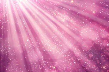 Wall Mural - A pink background with a lot of sparkles, generative ai image
