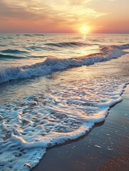 Wall Mural - Sea, beach, sunrise