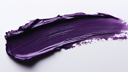 a single, elegant swatch of mulberry purple lipstick on white background, with soft color gradients and subtle sheen to highlight the texture and glossiness of lip makeup