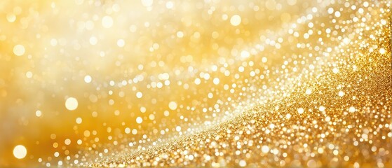 Abstract Gold Glitter Background