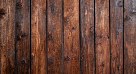 Sticker - Rustic wooden planks background