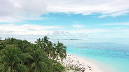 Poster - A picturesque small island located in clear, pure waters, embodying the essence of natural beauty and serenity.