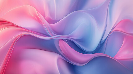 Poster - Pink and blue swirl is creating a soft and dreamy background