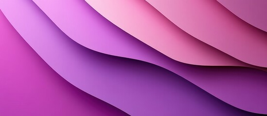 Canvas Print - Abstract Purple and Pink Layers