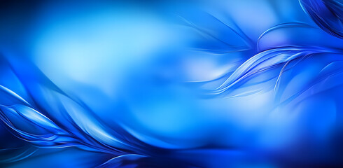 Poster - abstract blue background