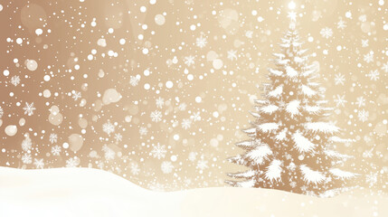 Poster - Christmas tree wallpaper background