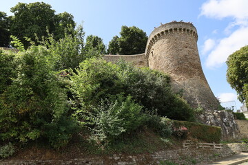 La tour Sainte Catherine, tour médiévale, ville de Dinan, département des Côtes d'Armor, Bretagne, France