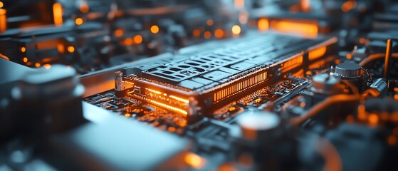 Poster - Intricate closeup of electric vehicle battery cell assembly, capturing the complexity and sophistication of the mass production process