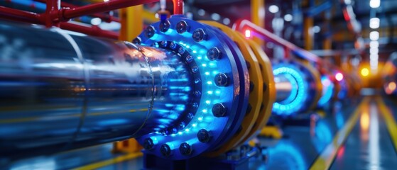 Wall Mural - modern high-tech production process in industry