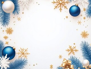 Christmas New Year background. Festive Xmas composition