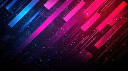 Abstract vibrant geometric background with dynamic lines