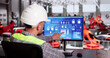© Andrey Popov - Operator And Engineer Monitor SCADA System