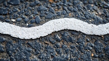 Canvas Print - Asphalt Texture Detail