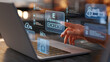 © FAQIR - E-banking, electronic banking concept,online banking, virtual banking, fintech, financial technology, digital transactions
