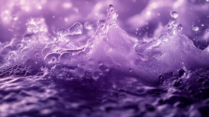 Poster - Purple Water Splash