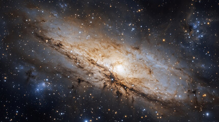 Wall Mural - the cosmos filled with countless stars
