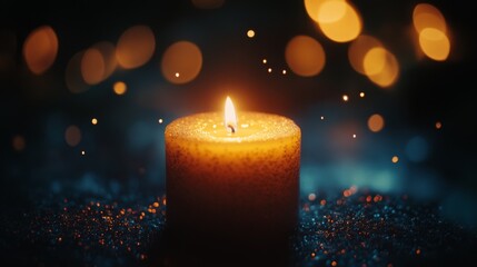 Canvas Print - Magical Candlelight Glow